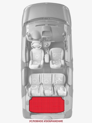 ЭВА коврики «Queen Lux» багажник для Chevrolet Suburban (8G)